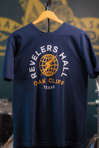 Revelers Hall | Black & Orange Lightning Tee