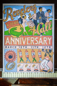 Revelers Hall Poster 4th Year Anniversary