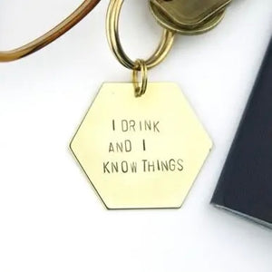 Peachtree Lane | Hand-Stamped Keychain