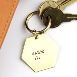 Peachtree Lane | Hand-Stamped Keychain
