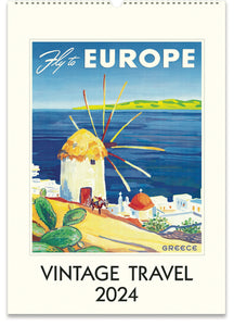 Cavallini Papers & Co. | Europe Vintage 2024 Travel Calender