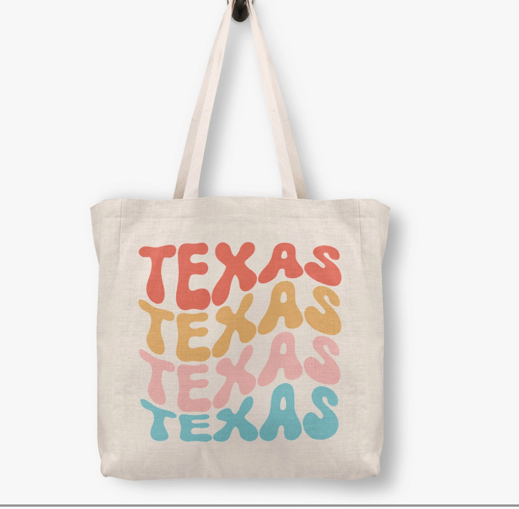 Daisy May | Texas Tote Bag Market Bag Book Bag Beach Bag Teacher Tote