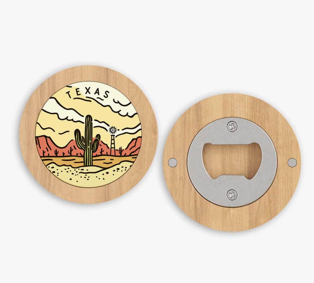 Texas Magnetic Bottle Opener