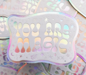 Mother of the Moon | You Are Magic Holographic Sticker