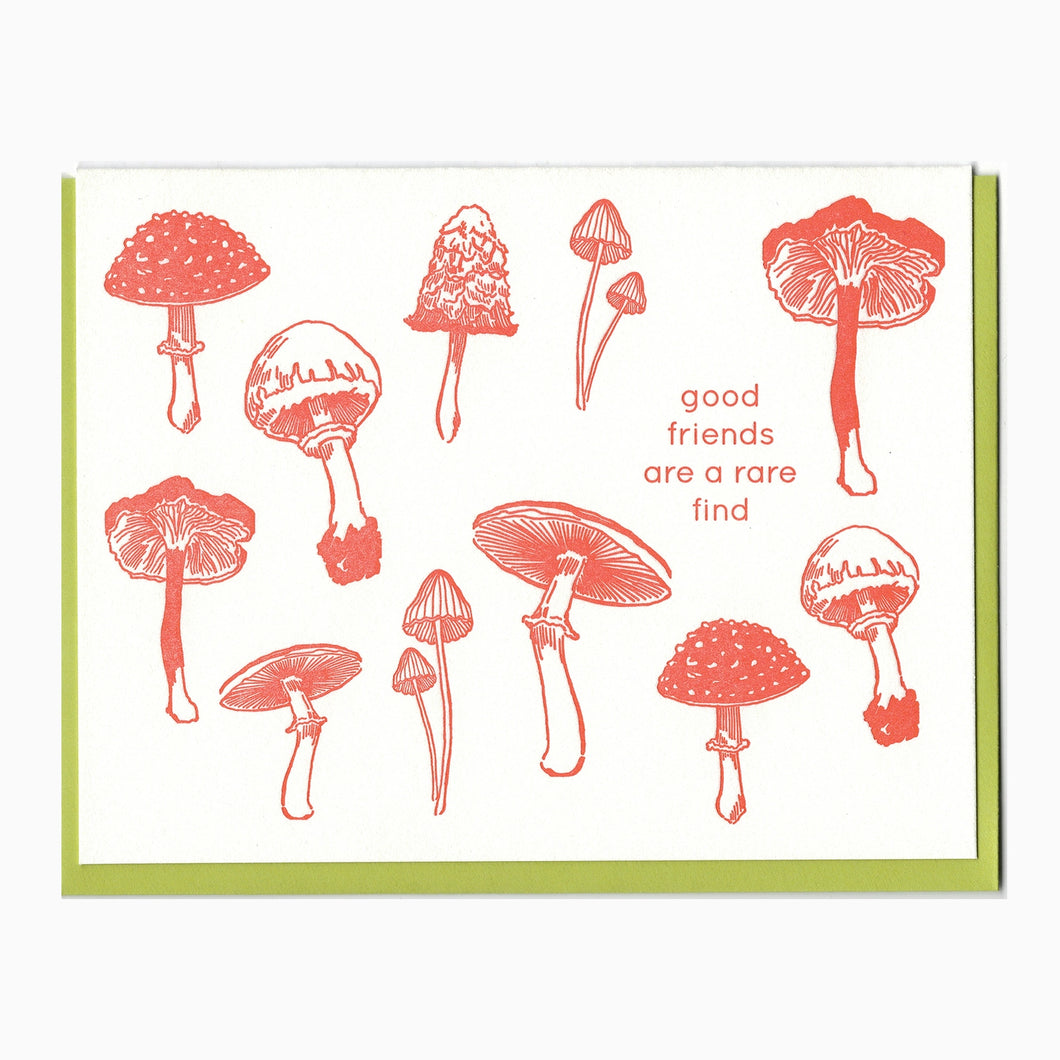 Blackbird Letterpress | Mushrooms Friendship Card
