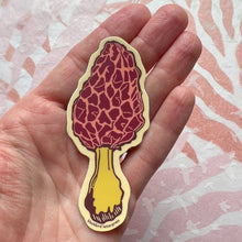 Load image into Gallery viewer, Blackbird Letterpress | Morel Mushroom Sticker