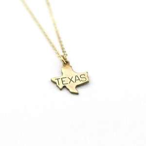Peachtree | Texas - State Name Necklace