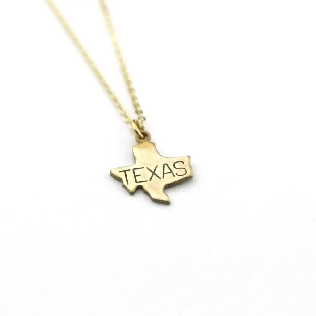 Peachtree | Texas - State Name Necklace