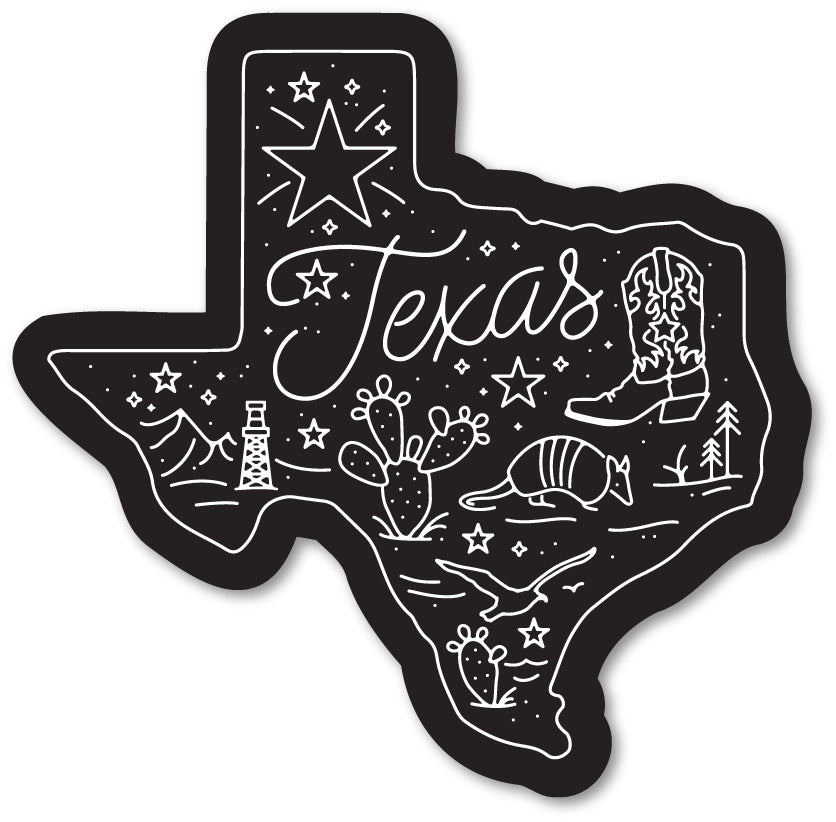 Made In Texas Co. | Around Texas Sticker