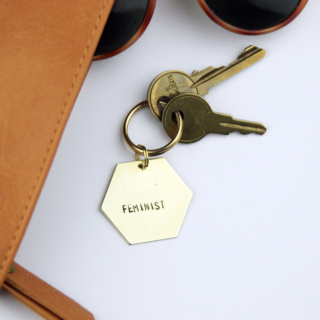 Peachtree Lane | Hand-Stamped Keychain