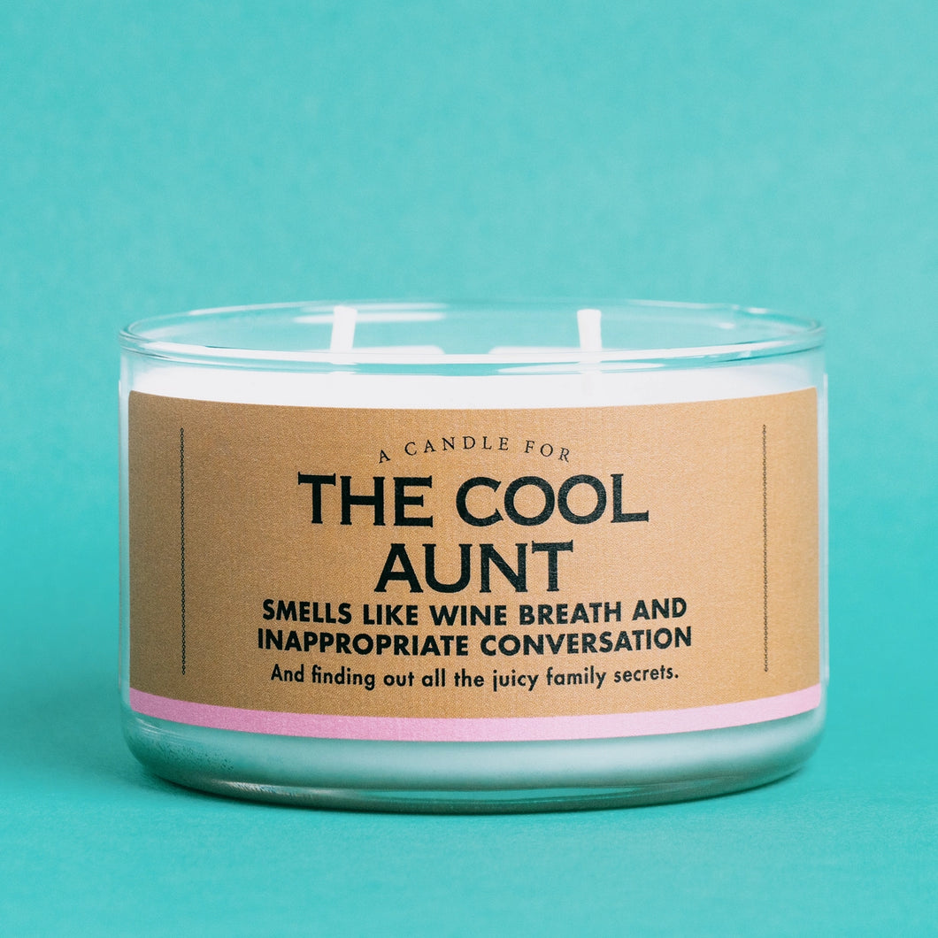 Whiskey River Soap Co. | A Candle For The Cool Aunt | Funny Candle