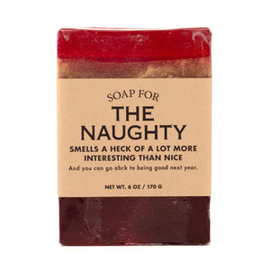 Whiskey River Soap Co. | A Soap For the Naughty - Holiday | Funny Soap