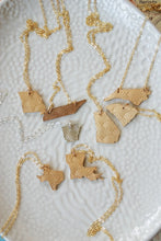 Load image into Gallery viewer, Bang-Up Betty| Art Deco Texas State Shape Necklace