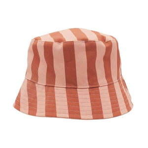 Reversible Bucket Hat - Stripes Sunset + Tierra