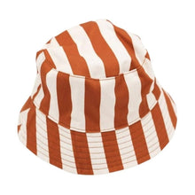Load image into Gallery viewer, Reversible Bucket Hat - Stripes Atlas + Tierra