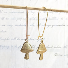 Load image into Gallery viewer, Red Truck Design | Mushroom Earrings Fungi Earrings Toadstool Forest Earrings