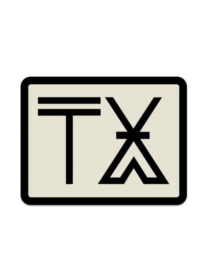 Camp TX Sticker