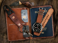 Load image into Gallery viewer, Bexar Goods | Passport Wallet Brown