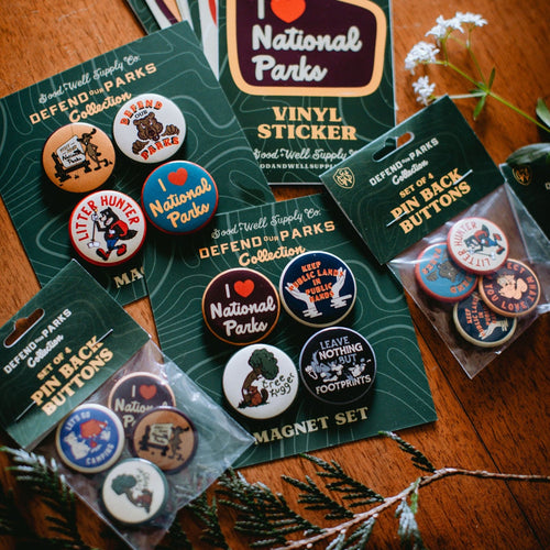 Good & Well Supply Co. | Defend Our Parks Magnet Set