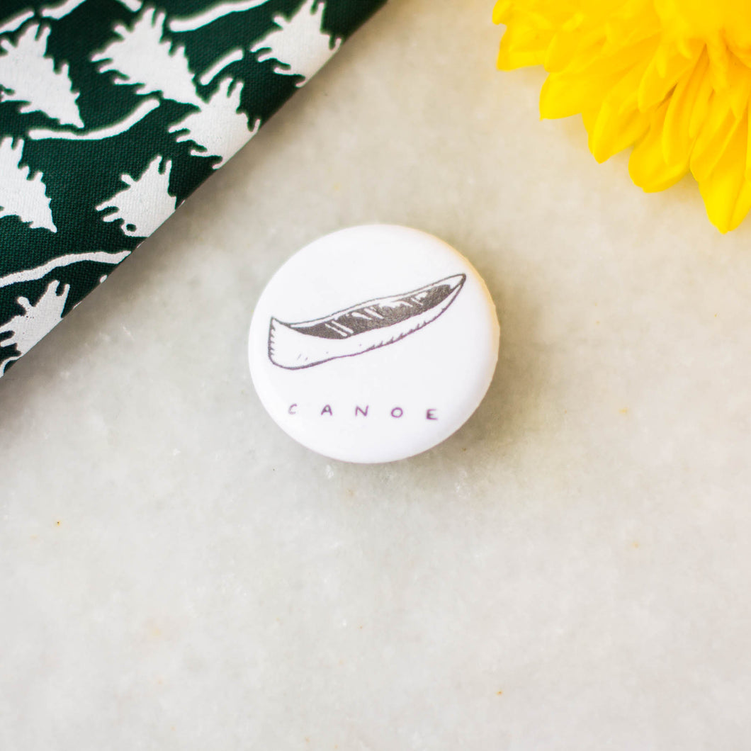 AJ Vagabonds | White & Black Canoe Button