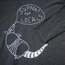 Load image into Gallery viewer, AJ Vagabonds | Support The Locals Armadillo Long Sleeve T-Shirt