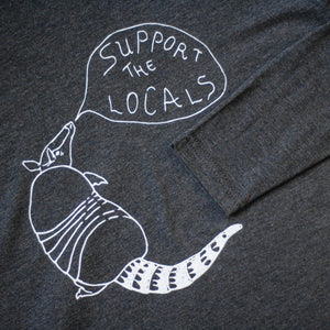 AJ Vagabonds | Support The Locals Armadillo Long Sleeve T-Shirt