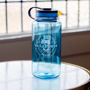 AJ Vagabonds Translucent Twist-off cap water bottle in blue