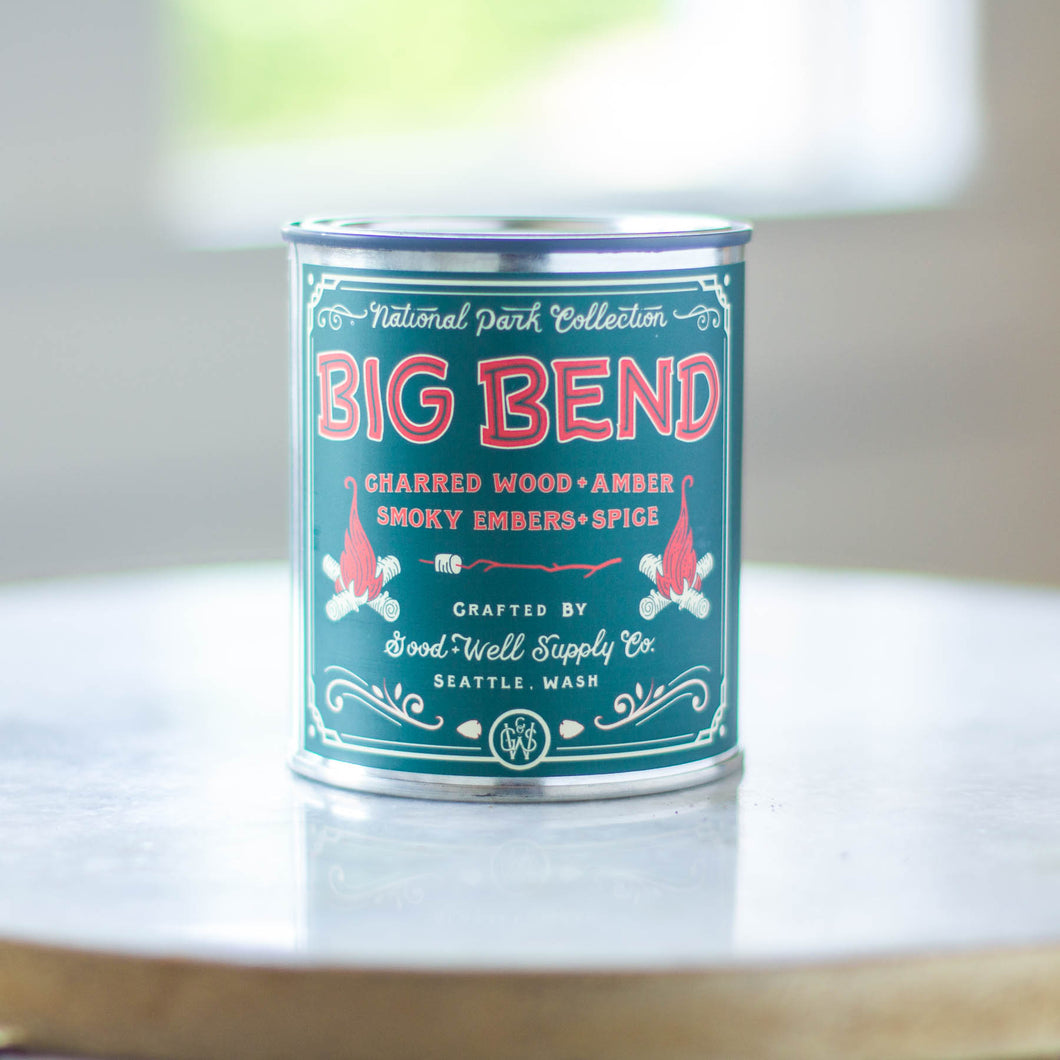 Good & Well Supply Co. | Big Bend Charred Wood, Smoky Embers, Amber + Spice