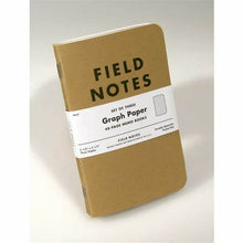 Load image into Gallery viewer, Field Notes | Kraft Set of 3 Notebooks