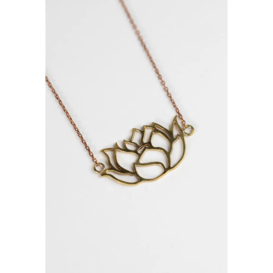 Ten Thousand Villages | Grateful Lotus Necklace