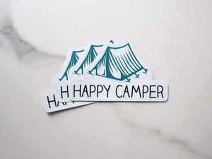 Sentinel Supply | Happy camper Tent Camping Sticker