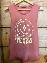 Load image into Gallery viewer, AJ Vagabonds | Deep in the Heart of Texas Tank Top Black/Pink