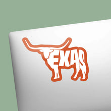 Load image into Gallery viewer, Sentinel Supply | Texas Longhorn Bumper sticker large 5”