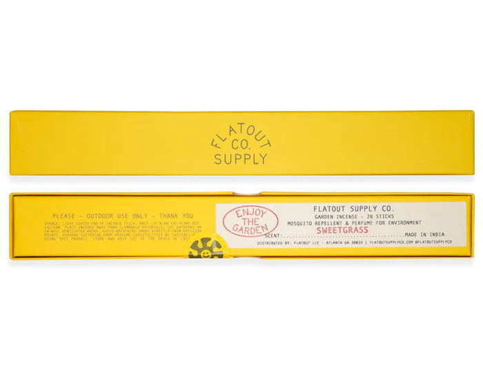 Flatout Supply & Co. | Sweetgrass Incense