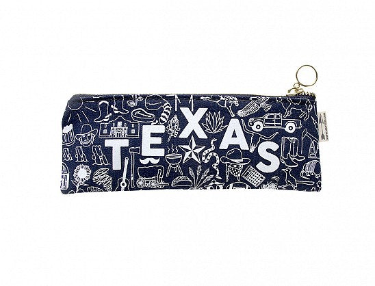 Maptote | Texas Pencil Pouch Demin (navy)