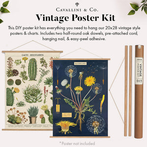 Cavallini Papers & Co. | Vintage Poster Hanging Kit