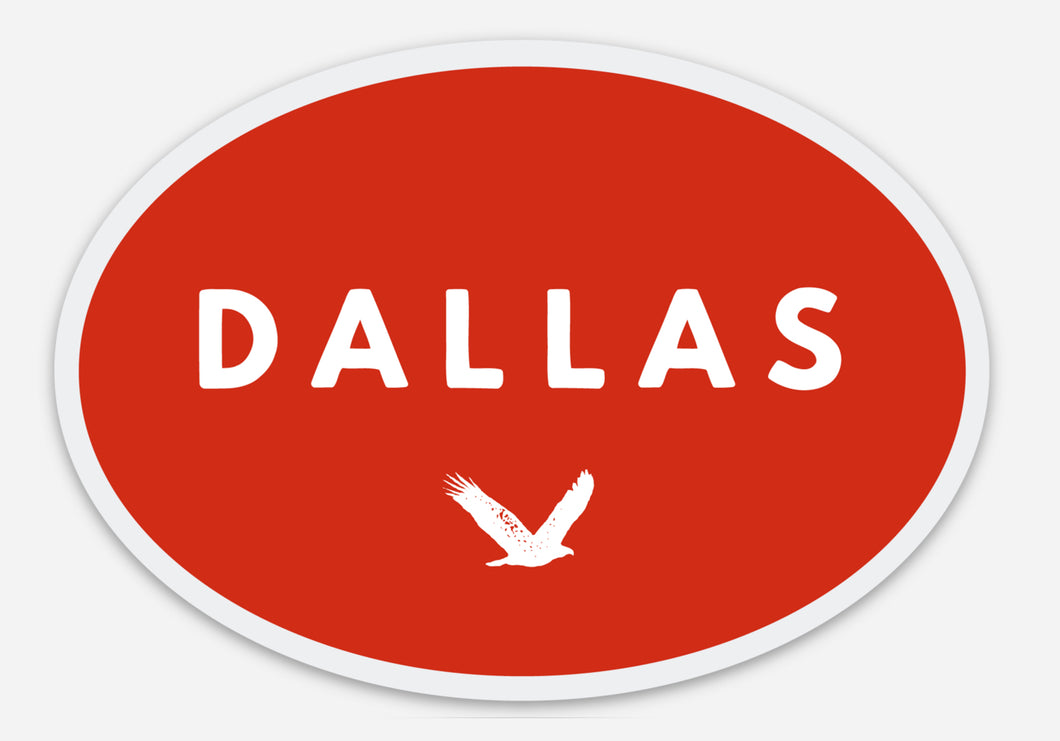 AJ Vagabonds | Dallas Bird Sticker