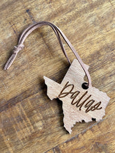 Load image into Gallery viewer, Wooden State Ornaments