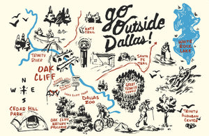 AJ Vagabonds | Go Outside Dallas Poster