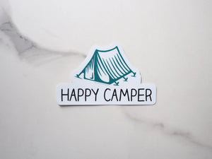 Sentinel Supply | Happy camper Tent Camping Sticker