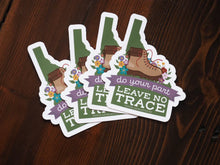 Load image into Gallery viewer, Sentinel Supply | Leave no trace Hiking &amp; Nature Stickers