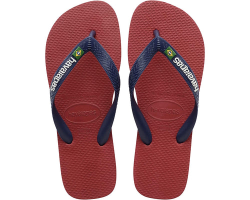 Havaianas | Kids Red Brazil Logo Sandal