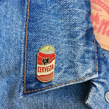 Load image into Gallery viewer, The Found | Tecate Lime wedge pin