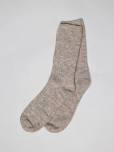 Wondery | Cashmere Oyster Shell Socks
