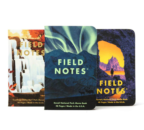 Field Notes | National Parks 3 Pack Assorted