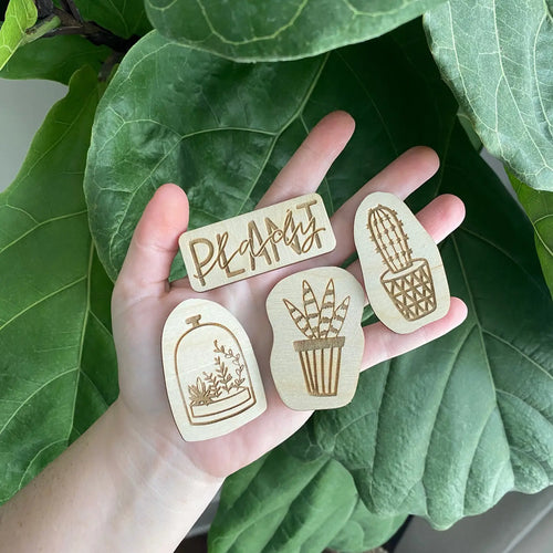 Plant Lady Magnet Set