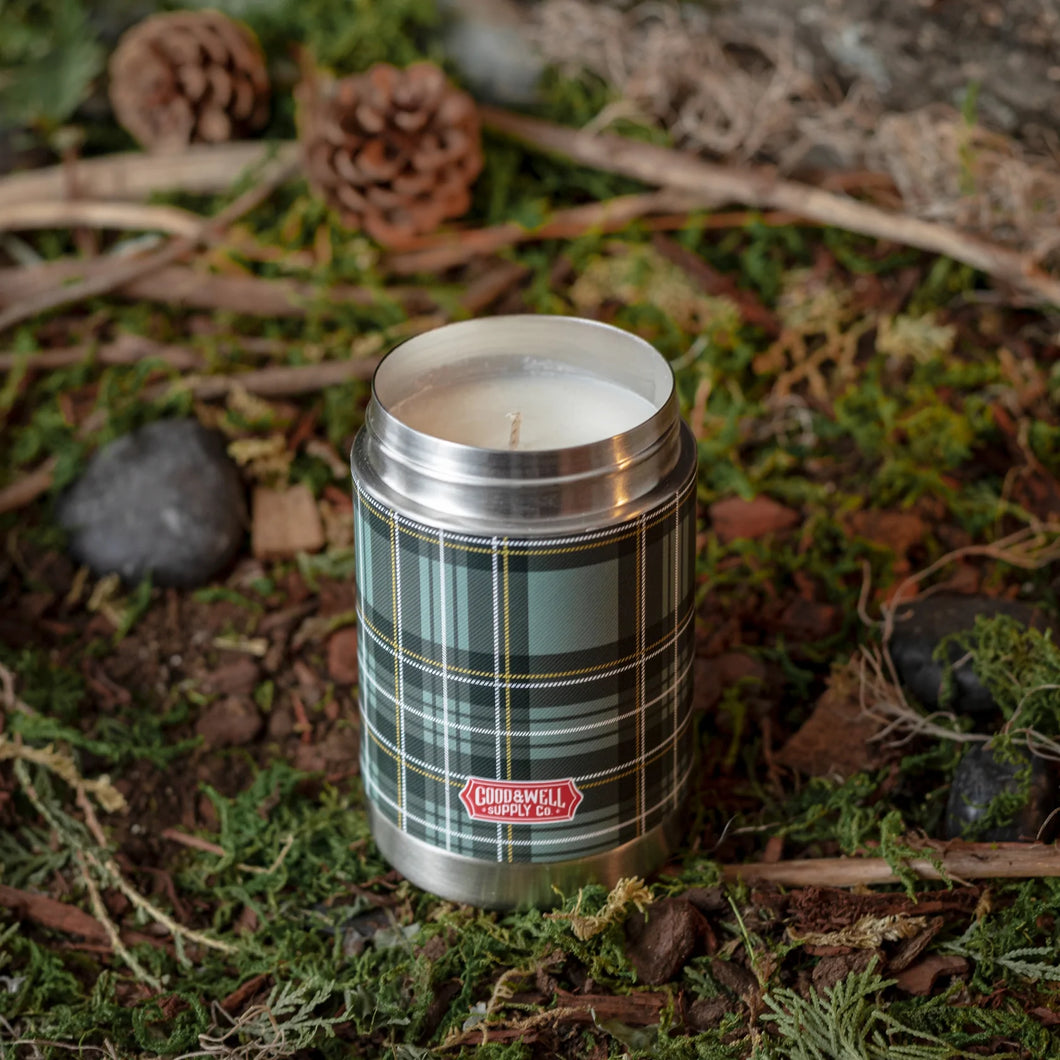 Good Well & Supply Co. | Vintage Canteen Candle In the Pines