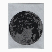 Load image into Gallery viewer, Blackbird Letterpress | Over The Moon Circle Card