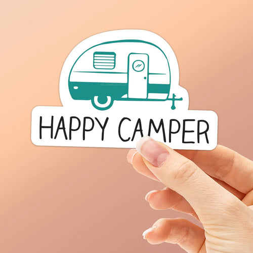 Sentinel Supply | Happy Camper Sticker Cute RV