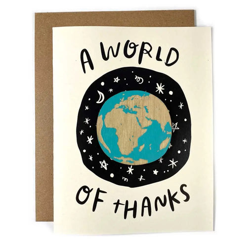 SnowMade A World of Thanks Card